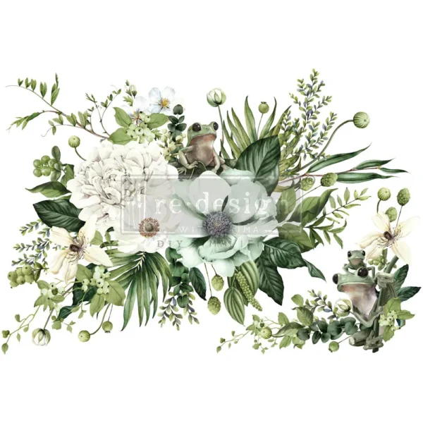 Froggy Green Meadows | Redesign With Prima Decor Transfer