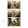 Dreamy Bunnies | Redesign With Prima Tripple Pack Decoupage Paper - Image 2