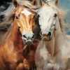 Majestic Horses - Mint Decoupage Paper - Image 2