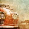 Vintage Car Mint Decoupage Paper - Image 4